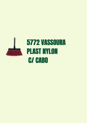 5772 Vassoura Plastica Nylon 30 cm
