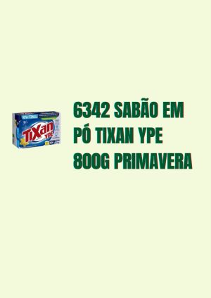 6342 Sabão em Pó Tixan Ype 800 grs