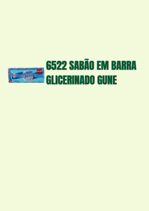 6522 Sabão em Barra Glicerinado Gune