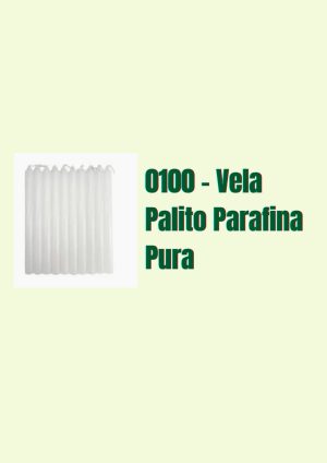 0100 - Vela Palito Parafina Pura