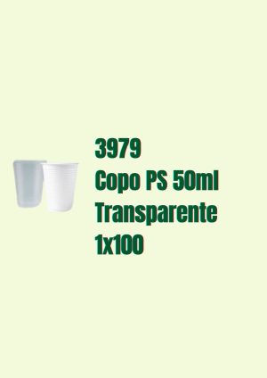 3979 Copo PS 50ml Transparente