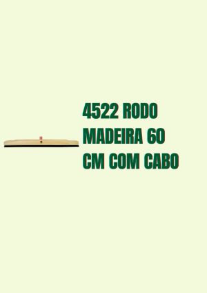 4522 Rodo Madeira 60cm com Cabo